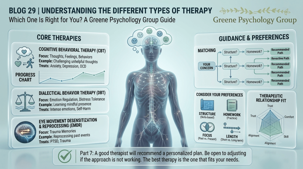 understanding the different types of therapy