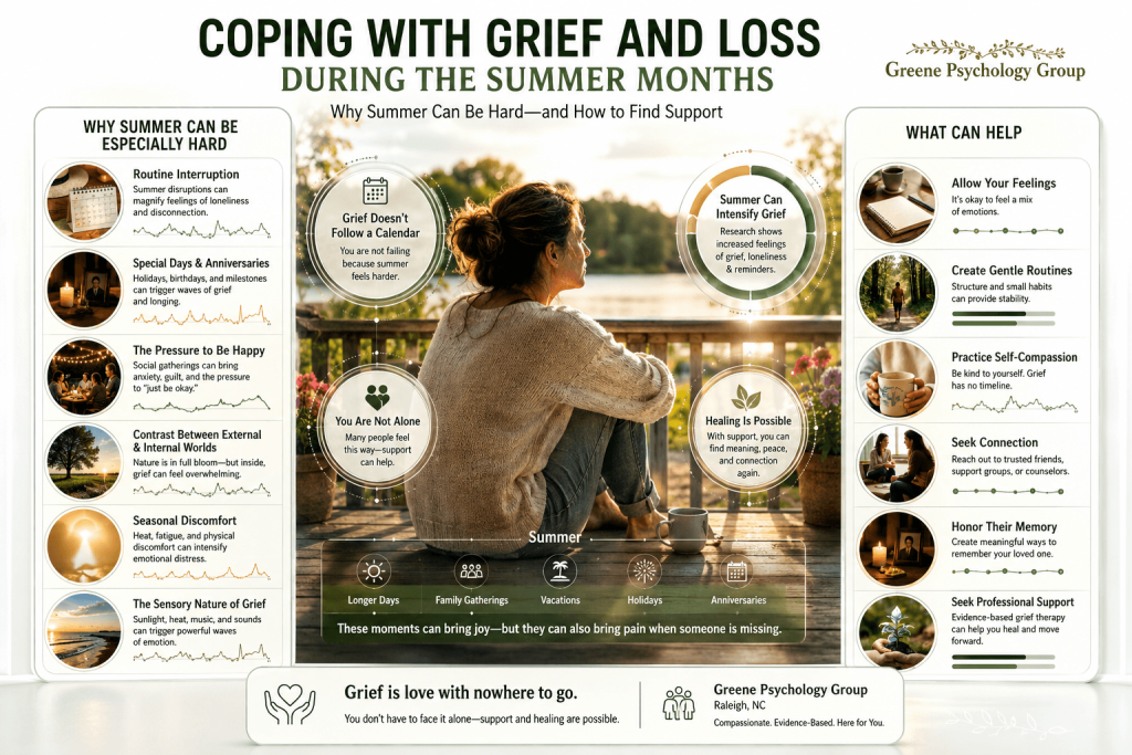 coping with grief in summer